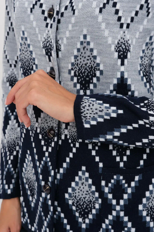 ЗЛАТА Жакет М 2900/синий