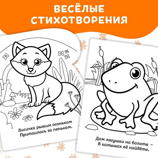 Книжка-раскраска многоразовая «Рисуем водой. Где мой дом?», 10 стр.