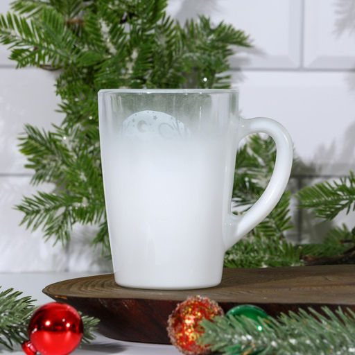 Кружка стеклянная новогодняя «С Новым годом», 300 мл