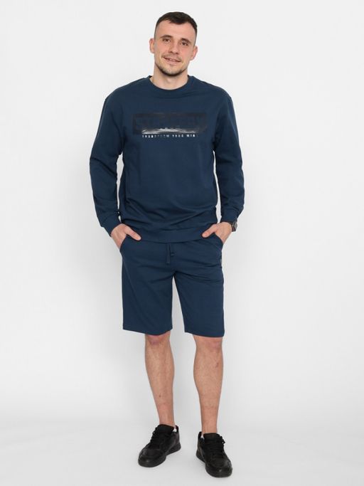 CRB wear/FSLM 70111-41 Шорты мужские,темно-синий/Ex.Cherubino  фото 2