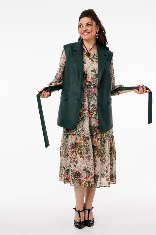 Жилет ANELLI 1502.1 яшмово-зеленый