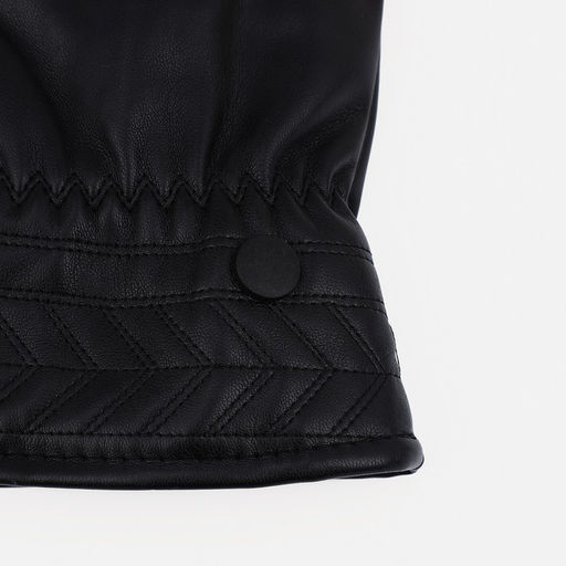 Перчатки мужские, безразмерные, с утеплителем, цвет чёрный - Simaland фото 2