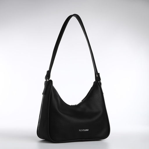 Сумка женская TEXTURA, багет, маленький размер, цвет чёрный  фото 3