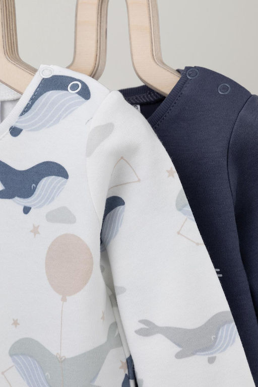 Crockid _ К 6342-2уп/сказочные киты,штиль набор полукомбинезон (боди) яс фото 3