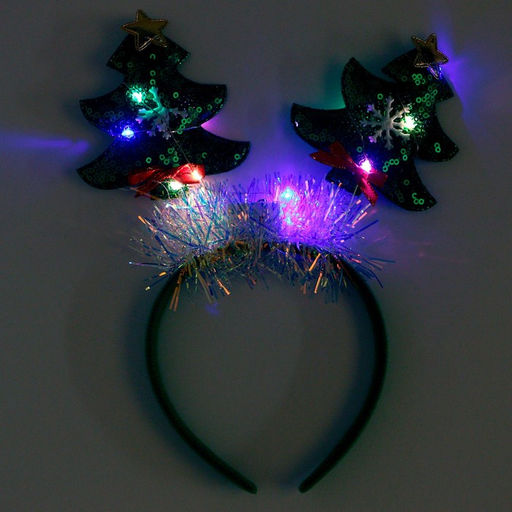 Ободок новогодний карнавальный «Ёлочки»