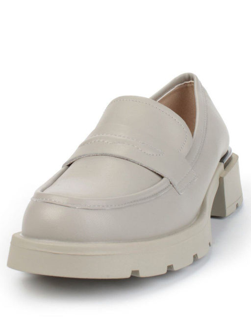 01-PDS132-2 GRAY Ботинки демисезонные женские (натуральная кожа)