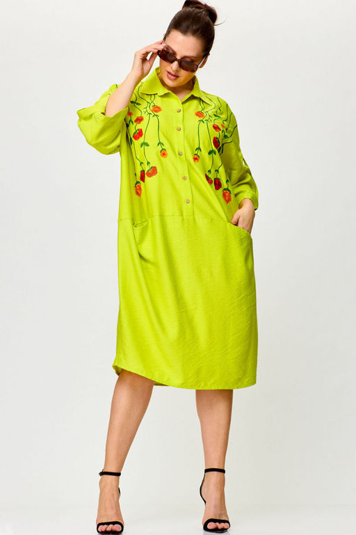 Платье SOVA 11216S-Р темно-синий - Mira fashion фото 81