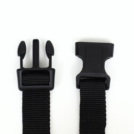 Поводок с универсальной ручкой-креплением, ширина 2,5 см, чёрный - Пижон фото 4