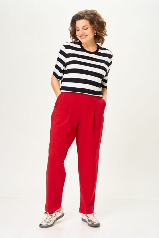 Костюм Michel Chic 1452 красный, полоска