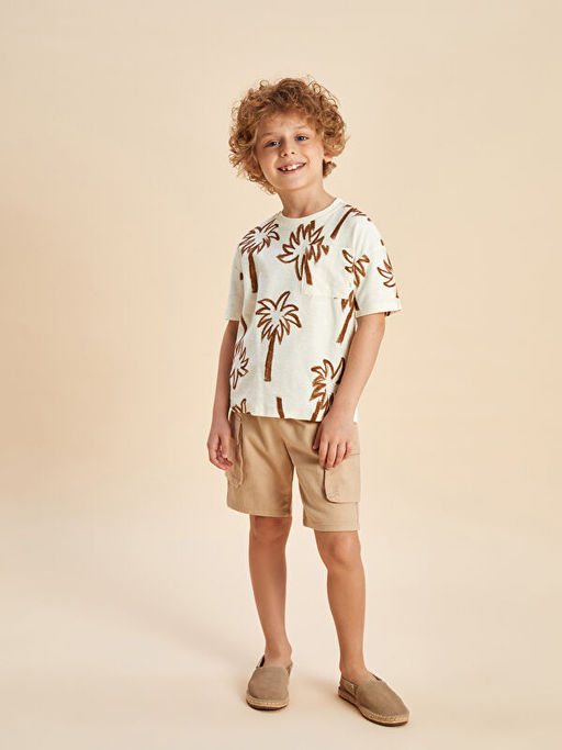 Beli Lastikli Gabardin Erkek ?ocuk ?ort