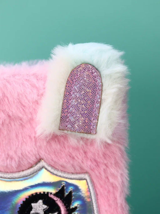 Блокнот плюшевый Funny hare, holography, 21,5х14,5 см, плотность 80 гр.