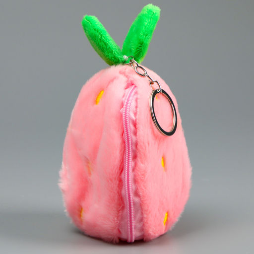 Мягкая игрушка Зайка-клубника на брелоке, 11 см - Simaland фото 3