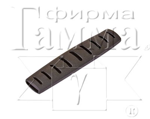 Фурнитура сумочная пластик RB002 Ручка на ремень сумки Gamma ФАСОВКА ( 12 мм) 87 x 12 x 7 мм 10 шт. черный