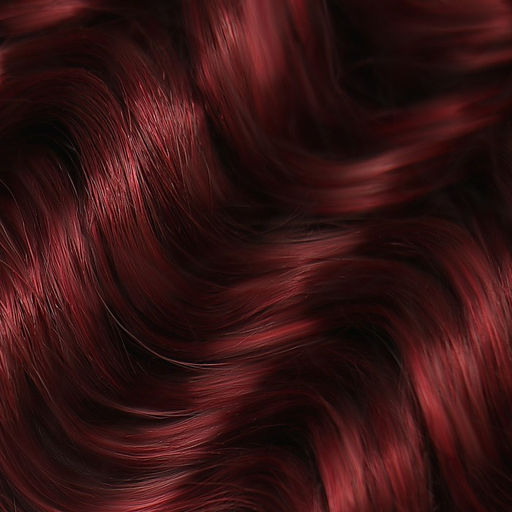 ГОЛЛИВУД Афролоконы, 60 см, 270 гр, цвет тёмно-бордовый/бордовый HKB99/39 (Катрин) - Queen fair фото 3