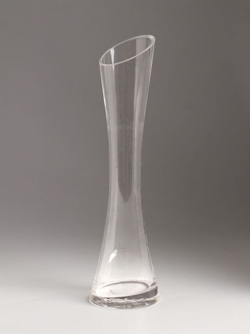 Ваза Николетт, 24.5?6.5 см, стекло, прозрачная