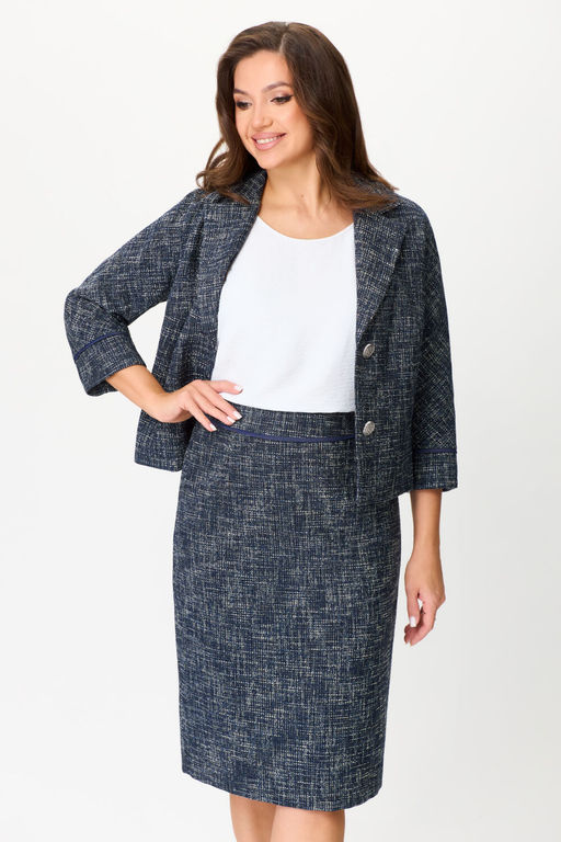 Костюм ДаЛи 3455.2 синий меланж