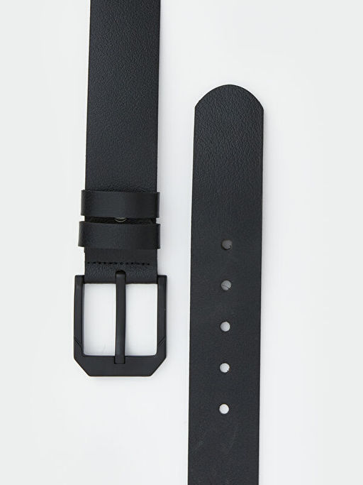 Deri G?r?n?ml? Erkek Kemer