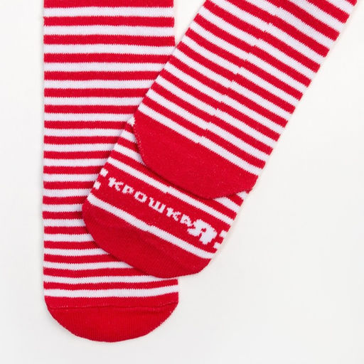 Колготки Крошка Я «Дед Мороз», красный, рост 68-74 см