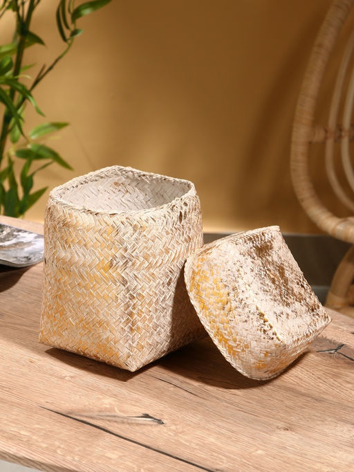 Корзинка плетёная «Аварис», 14×14×23 см