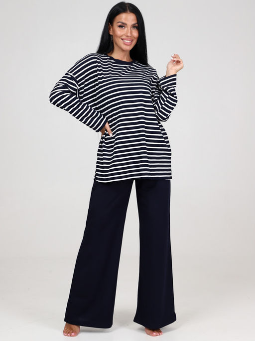 954 ЖЕНСКИЙ КОСТЮМ (брюки) (Темно-синий) - А-дина фото 2