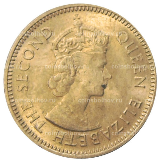 1/2 цента 1955 года Британские Восточные Карибы