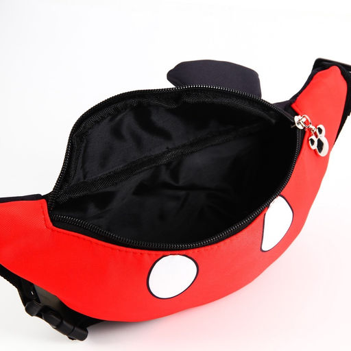 Сумка поясная детская с ушками, 25×6×13 см, Микки Маус
