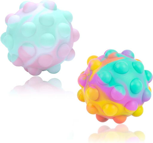 Hit Pop It. Жмяка "Шар с пупырками" 7 см, 4 вида в асс. арт.Т23444