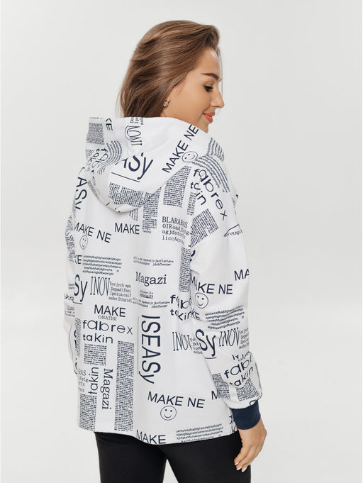 Драйв кофта женская (белый) - Lovetex фото 3