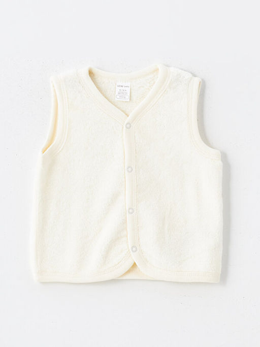 V Yaka Basic Erkek Bebek Yelek 2li - Waikiki фото 2