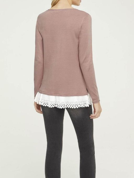 Пуловер 2 в 1, пудра - Heine фото 4