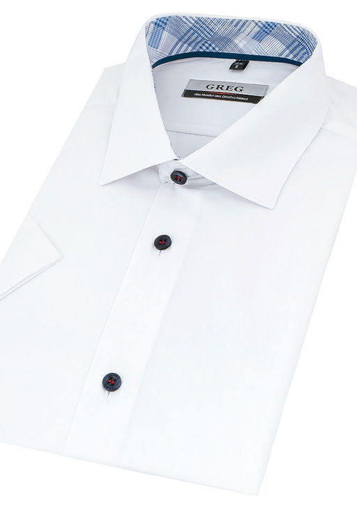 Сорочка мужская короткий рукав GREG 100/109/WH/Z/6p_GB  фото 3