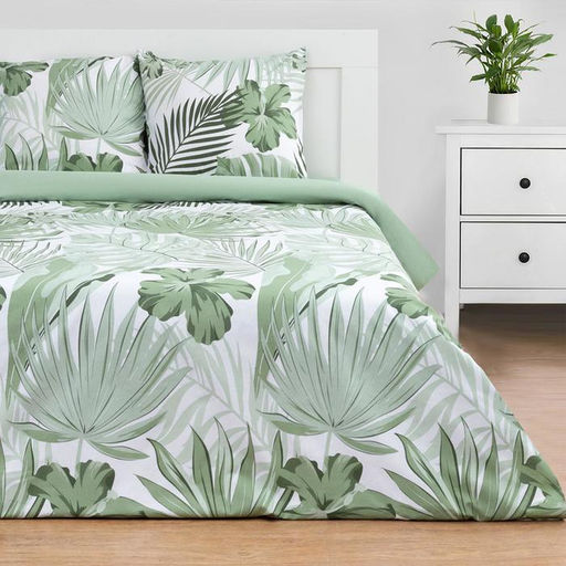 Постельное белье Этель евро Tropics (вид 2) 200*217 см,240*220 см,70*70 см -2 шт  фото 7