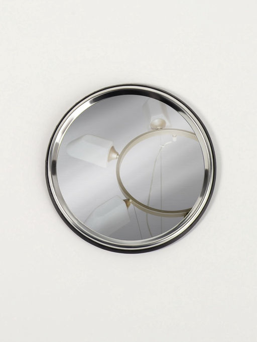 Цена за 2 шт. Зеркало карманное «Любовь», d=7 см, чёрное