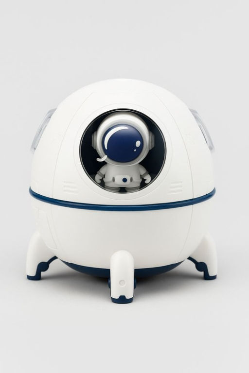 Настольный увлажнитель воздуха - ночник "Space rocket", (портативный, USB)