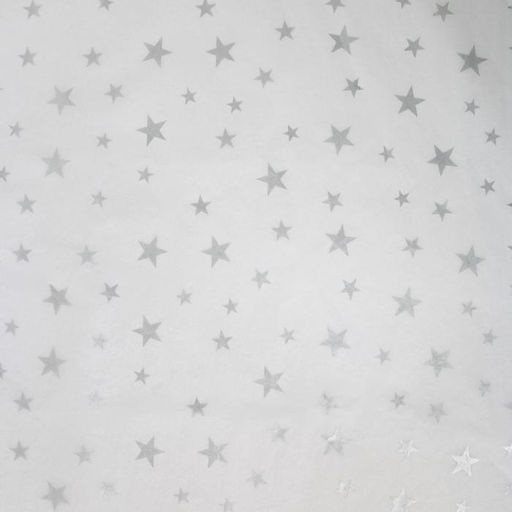 Цена за 20 шт. Бумага упаковочная тишью «Звезды, серебро», 50 х 70 см