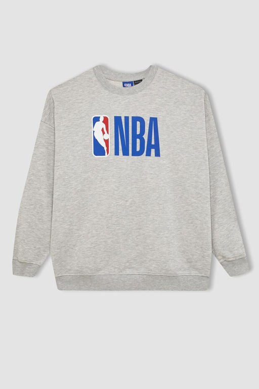 DeFactoFit Толстовка оверсайз с круглым вырезом NBA NBA  фото 22