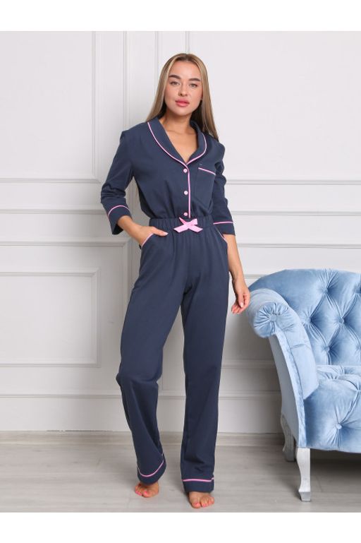 Пижама женская П-80.02 Графит - Хороший трикотаж фото 3