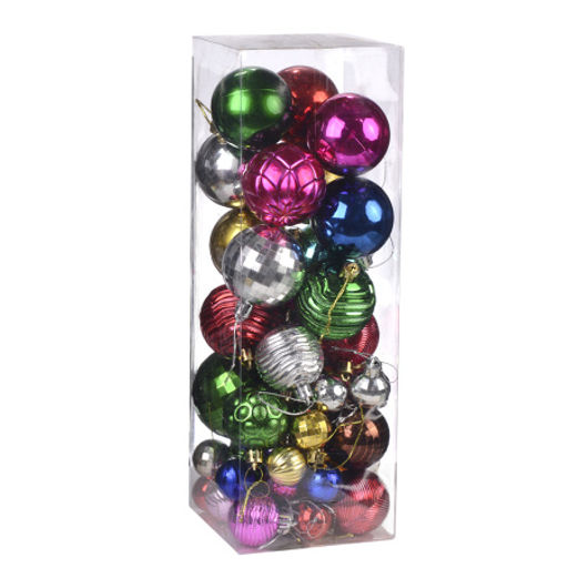 Елочные шары 50 штук СУПЕР МИКС / H013 /уп 30/ - Галеонтрейд фото 3