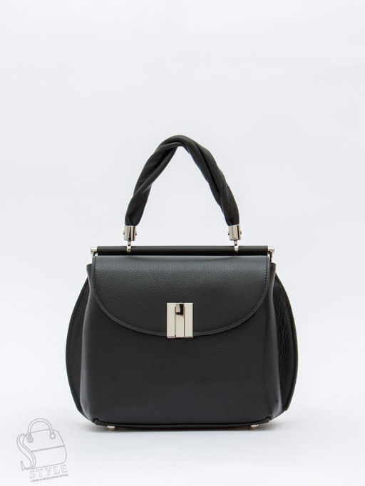 Сумка женская кожаная 1109-1MP black Polina&Eiterou