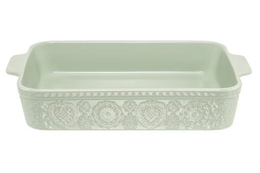 Форма для запекания 2,4 л 34.7*21.7*6 см "Традиция" прямоугольная мятный