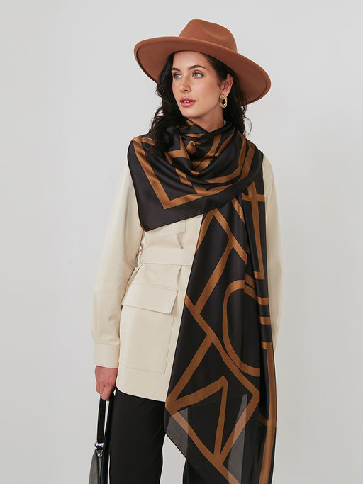 Большой, мягкий, тонкий и очень нежный двусторонний палантин - Tantino фото 6