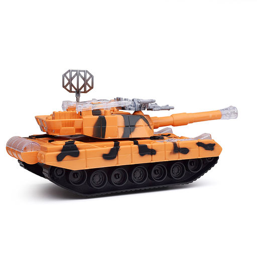 Танк "Боевая машина" свет, музыка, в коробке