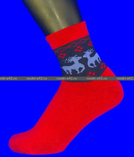 Цена за 12 пар. Зувей носки женские внутри махра с рисунком арт. 2531 36-41 (фактически 36-41) фото 2