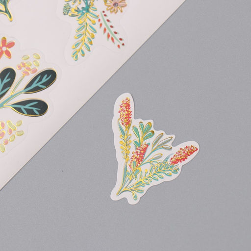 Фотоальбом на кольцах 25 листов Keep memories Цветочный. Цветы & ты, с наклейками, 19?27?3 см  фото 9