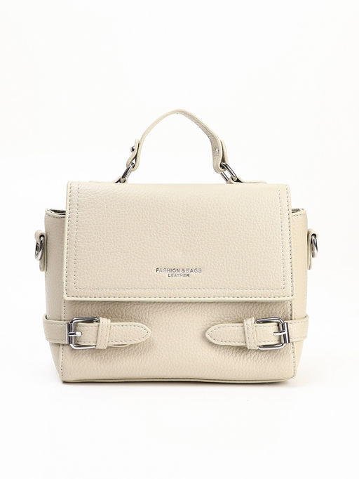 Сумка женская мессенджер на магните, 22×11×17 см, серая