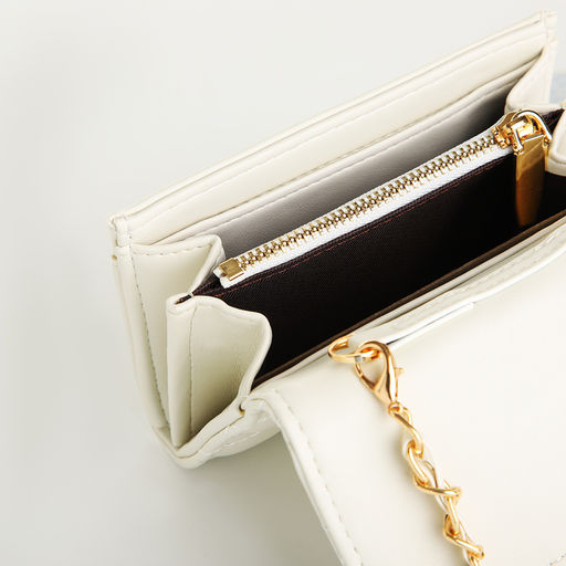 Сумка женская, мессенджер на магните, цвет белый - Simaland фото 5