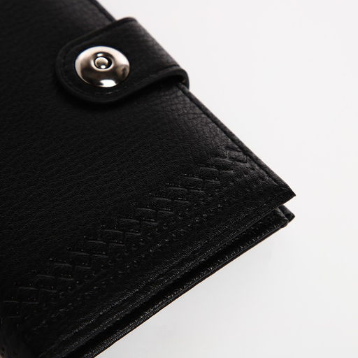 Обложка на магните. для автодокументов и паспорта, цвет чёрный - Simaland фото 3