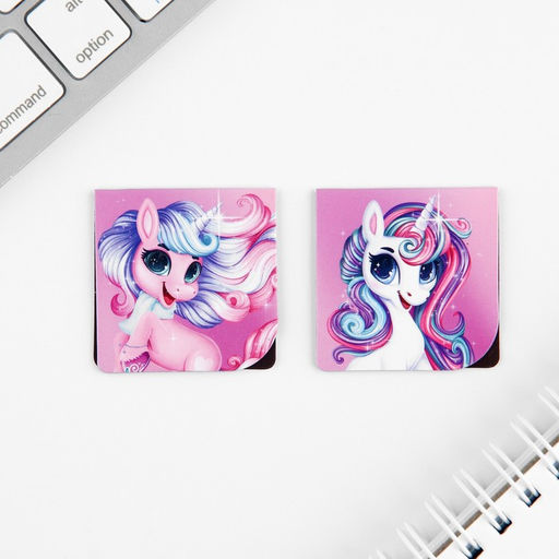 Цена за 2 шт. Подарочный набор Яркая звездочка, блокнот А6, 32 листа, наклейки, магнитные закладки - Artfox фото 3