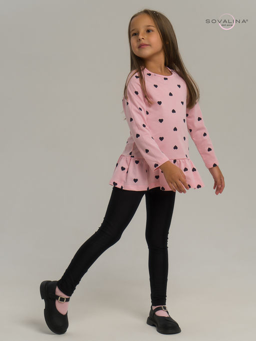 Костюм Алиса черные сердечки на розовом-черная - Sovalina фото 11