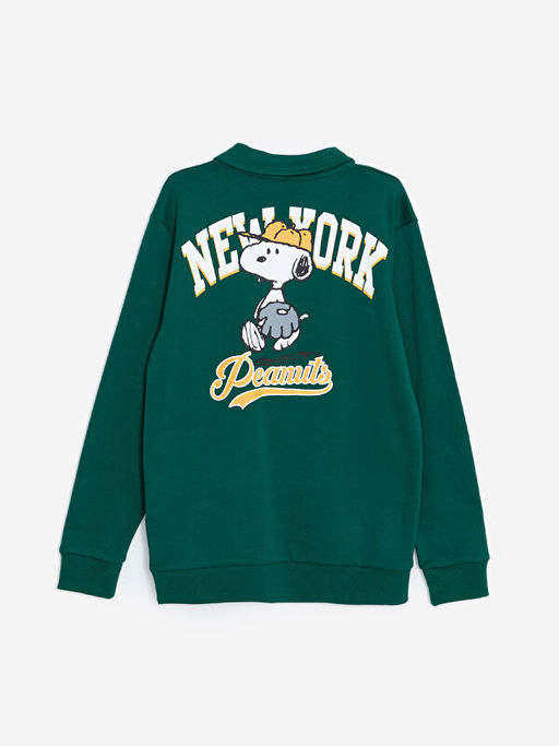 Polo Yaka Snoopy Bask?l? Erkek ?ocuk Sweatshirt - Waikiki фото 2